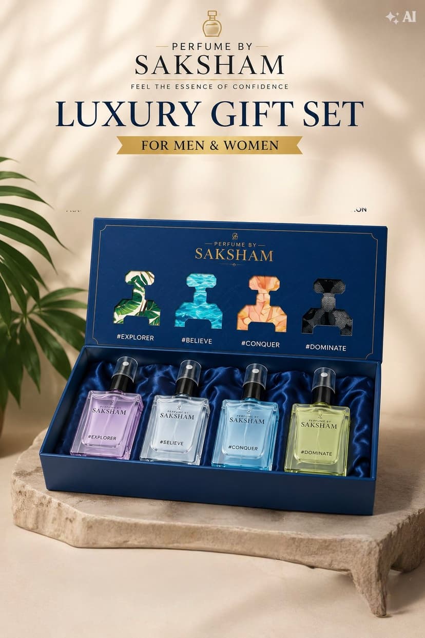AGRI FLORA Luxury Perfume Gift Set – Pack of 4 (60ml)